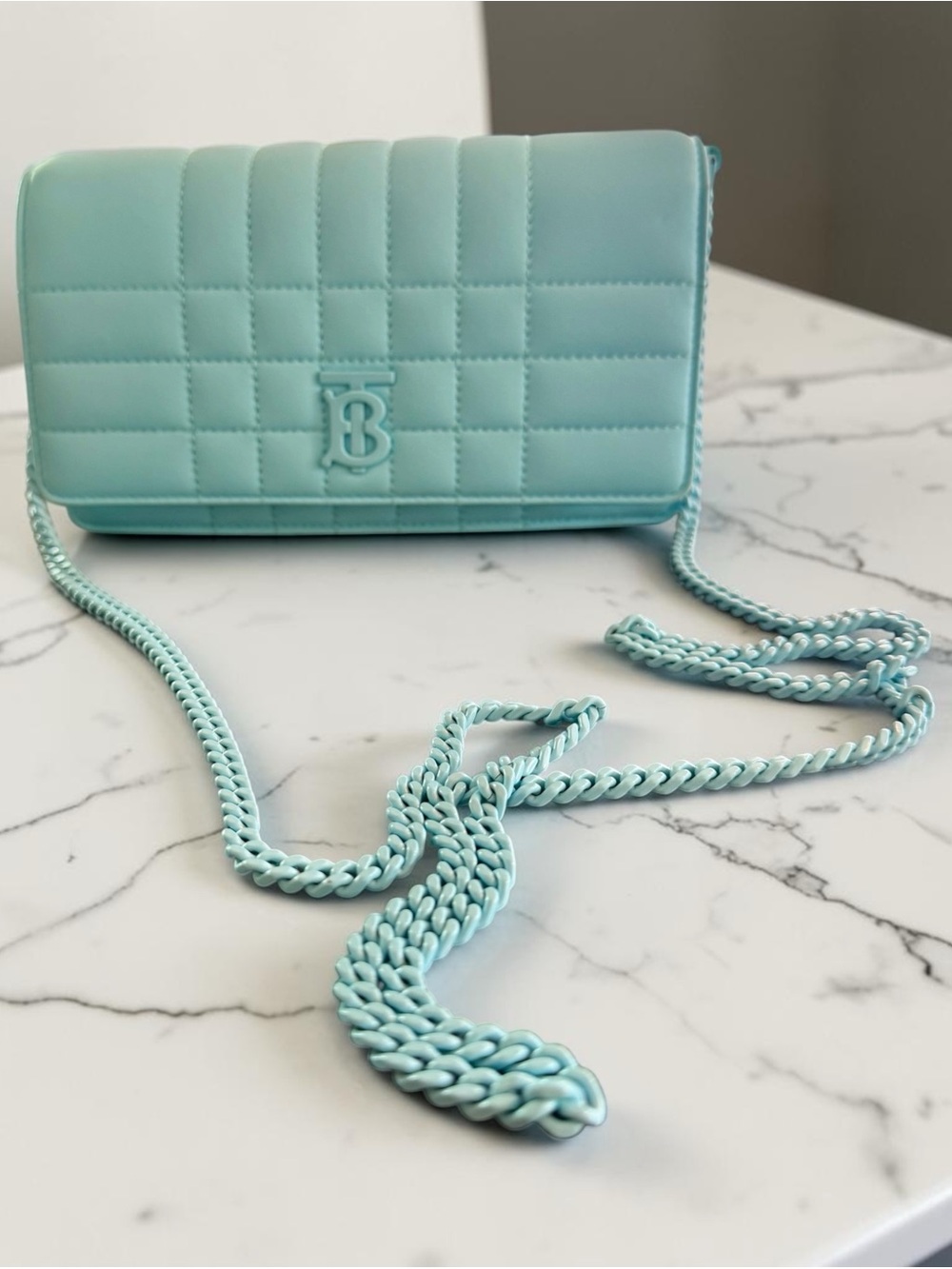 Burberry Lola Quilted Crossbody Bag - Picture 7 of 9